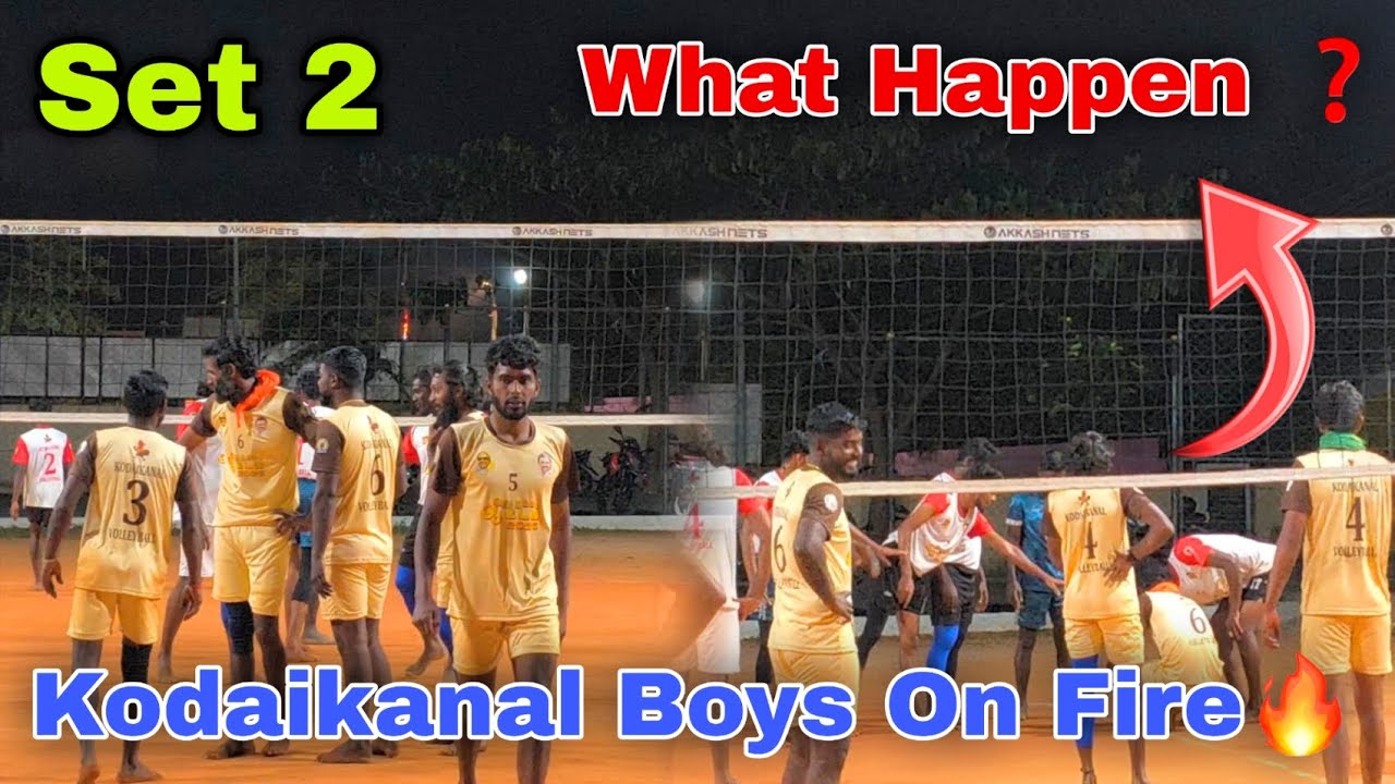 Kodaikanal Boys On Fire Mode 🔥 [ Set 2 ] Don't Miss It Friends 🔥#volleyball #viral 
