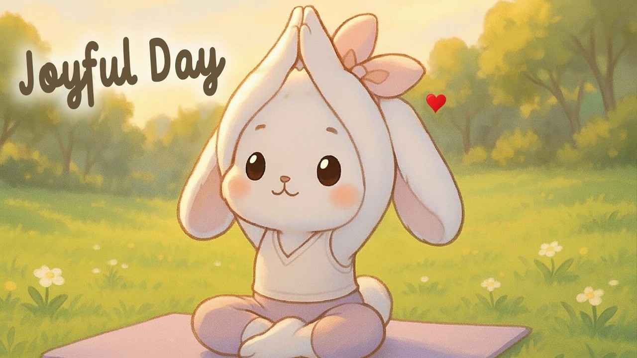 Joyful Day Lofi 🌸 1 Hour Happy Lofi Focus Song ✨ 🐇 Cute & Relaxing Music