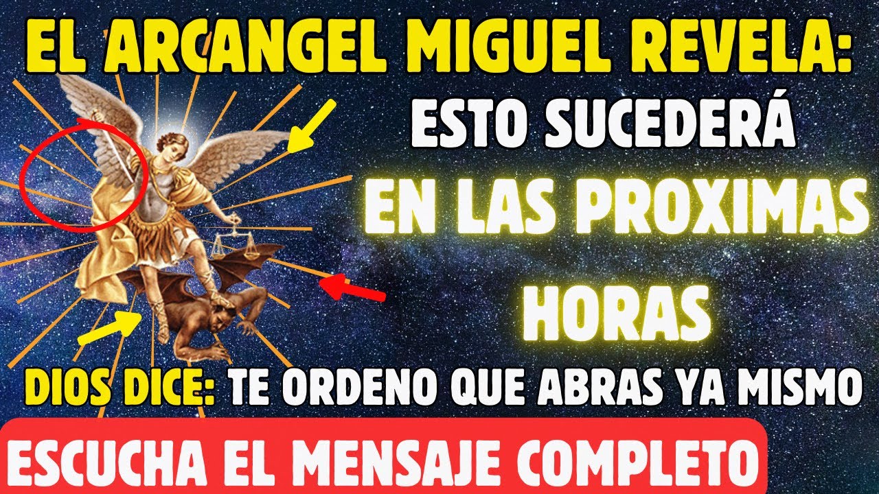 🔴 ULTIMA HORA 🔴 | EL ARCANGEL MIGUEL TE ADVIERTE SOBRE ALGO MUY IMPORTANTE ! 🔴