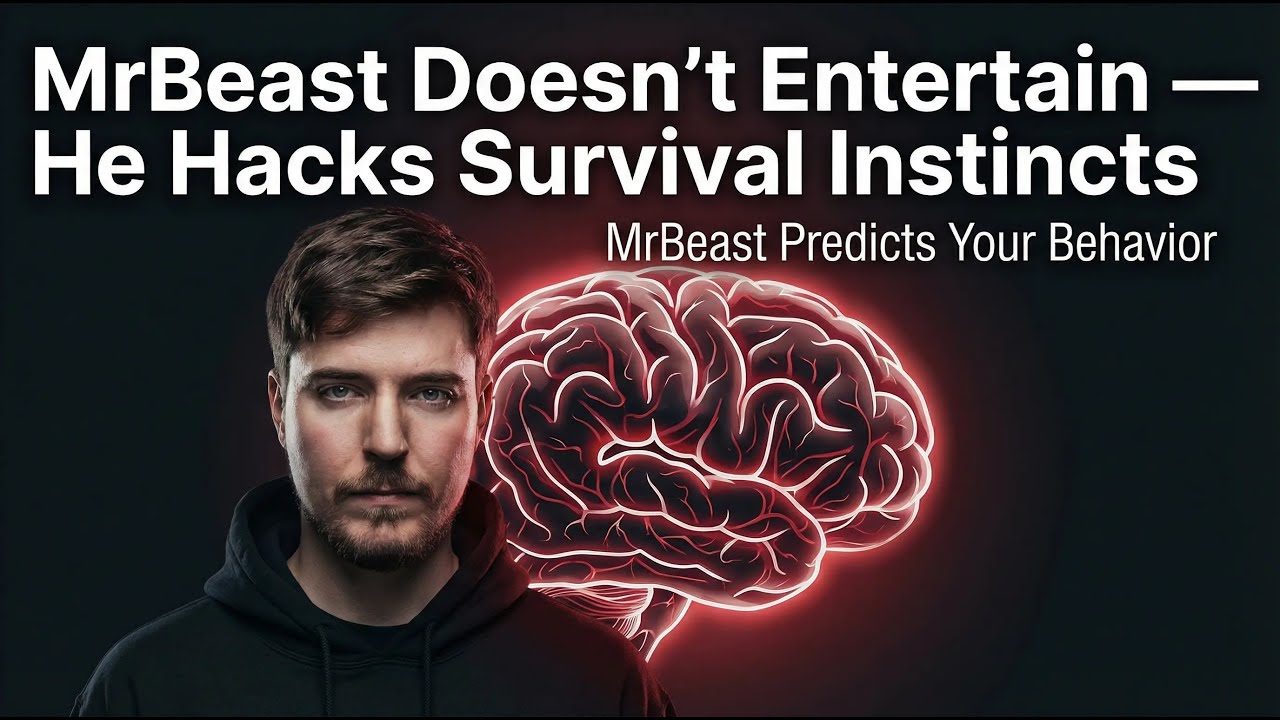 MrBeast , Brain Rot & AI Use the Same Rule | The Dark Psychology Behind &ldquo;Fun&rdquo; Challenges and Charity