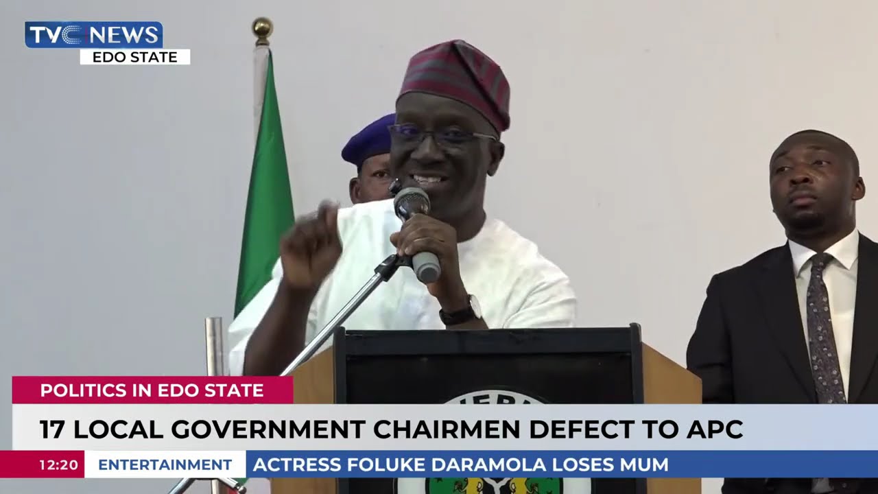 Edo Politics: 17 Local Government Chairmen Defect To APC
