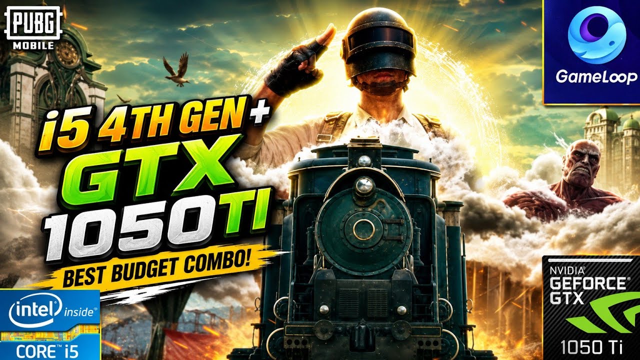 Pubg mobile : i5 4th gen - GTX 1050 Ti - 3.8 update