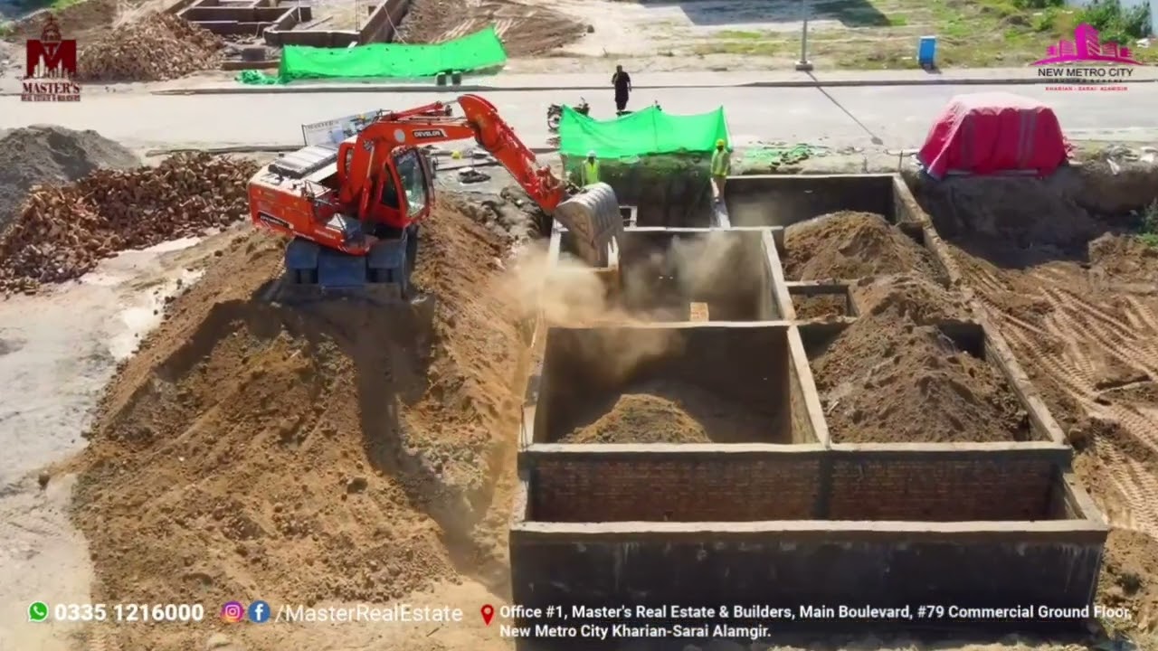 7 Marla House Construction in B Block New Metro City | Master Real Estate Latest Update