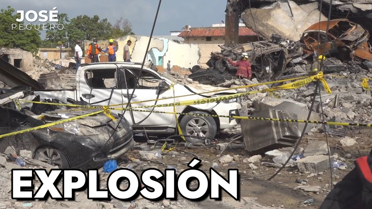 Explosión en San Cristóbal en reportaje de José Peguero