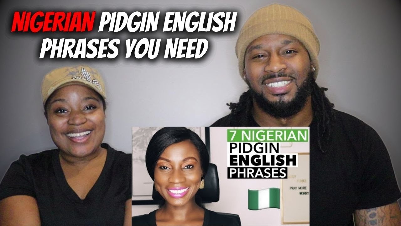 🇳🇬 LET'S LEARN PIDGIN! American Couple Reacts 