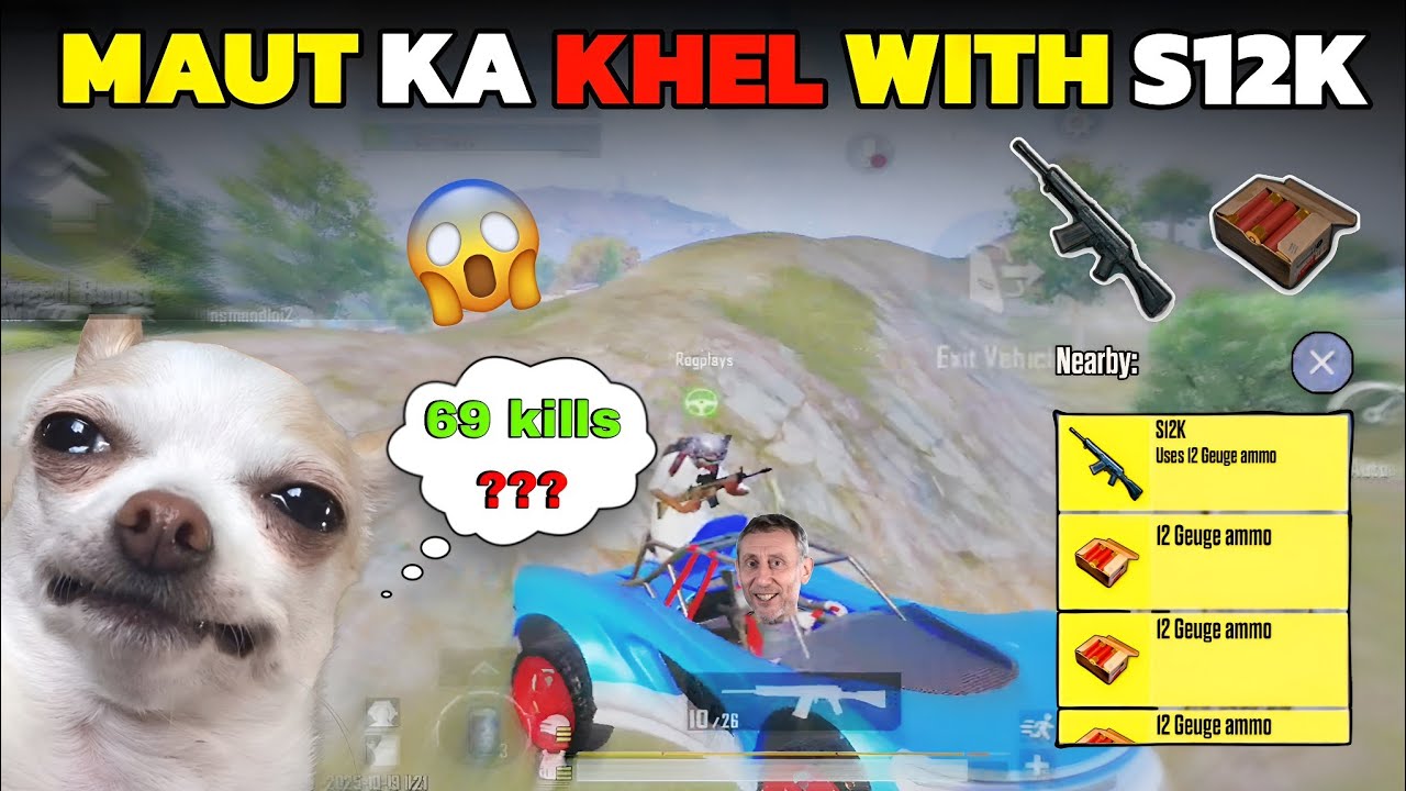 Maut Ka Khel With S12K 🔫🤣 (Marathi) #bgmi