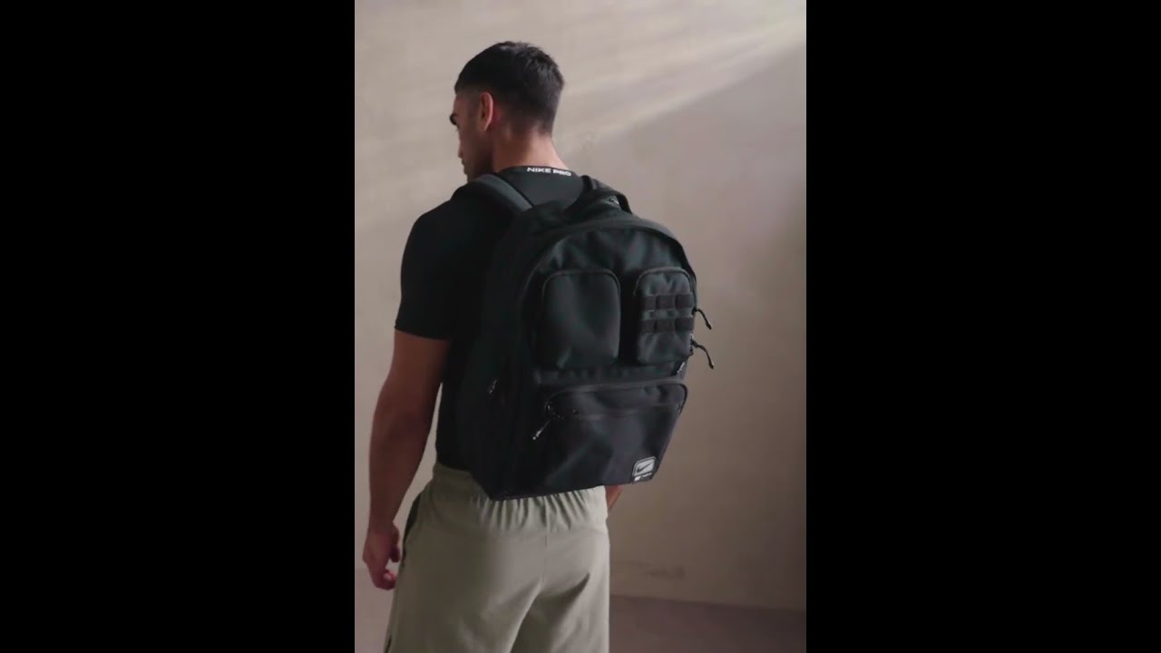 NIKE Performance UTILITY POWER 33 L Backpack Black White Unisex Men Women | Accessories | Zalando