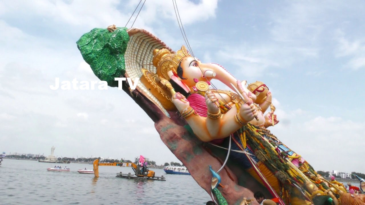 India's Biggest Ganesh Nimajjanam l Khairatabad Ganesh Nimajjanam in Tank Bund l Hyderabad