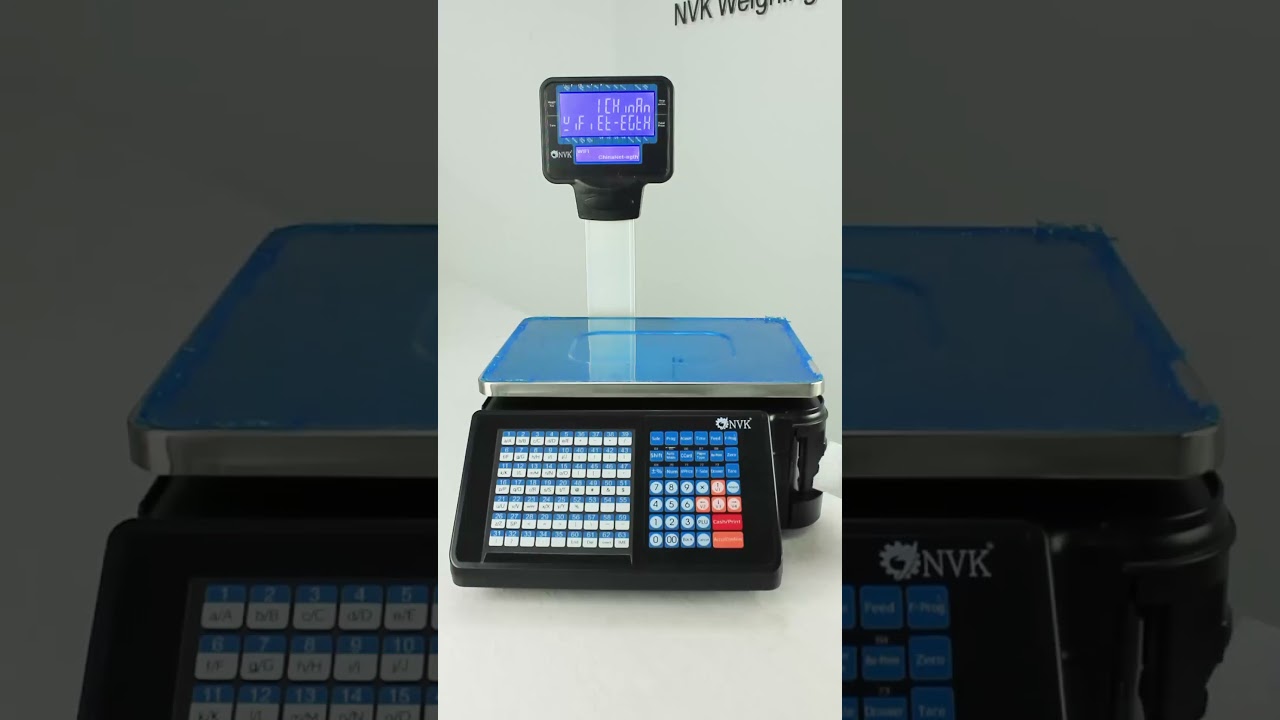 NVK scale printng lable scale barcode How to connect WIFI