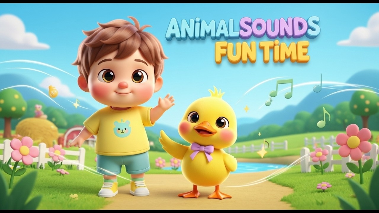 Animal Sounds Fun Time – Nursery Rhyme, Toddler Learning, Animal Recognition, and  Exploration