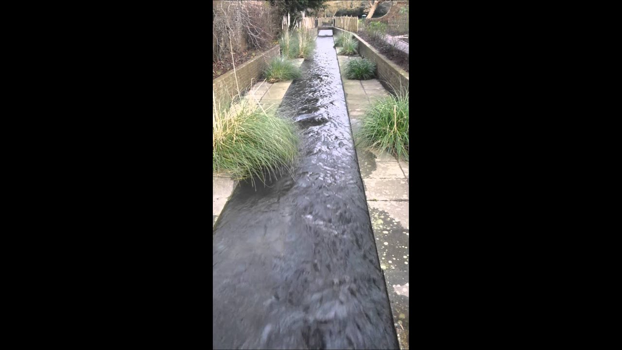 The Winterborne in full flow - 19/01/15 - Lewes