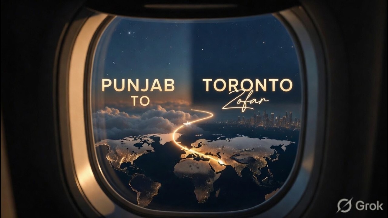 Punjab to Toronto 🇨🇦 | First Time in Canada | Punjabi Rap Travel Story | ZOFAR