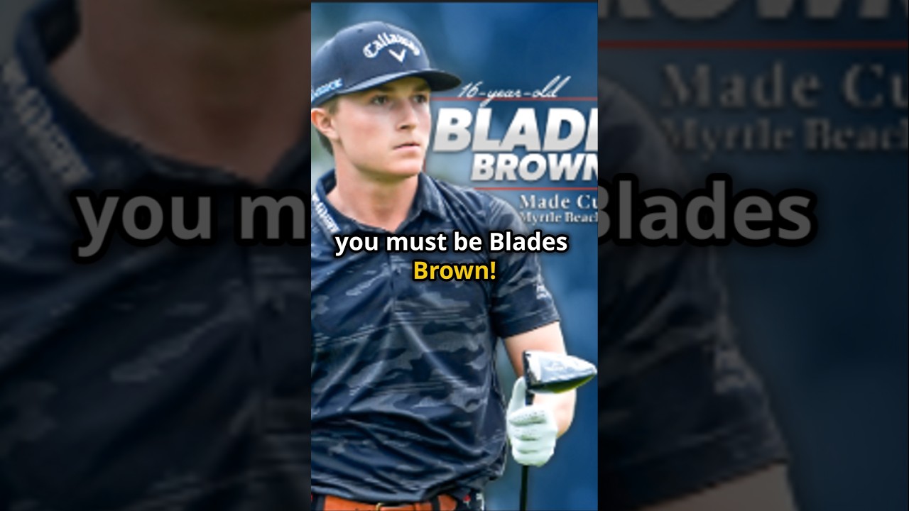 Meet Blades Brown: Is he the next Tiger Woods? 