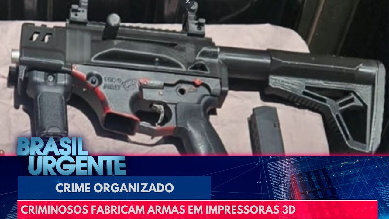 Criminosos fabricam armas em impressoras 3D | Brasil Urgente