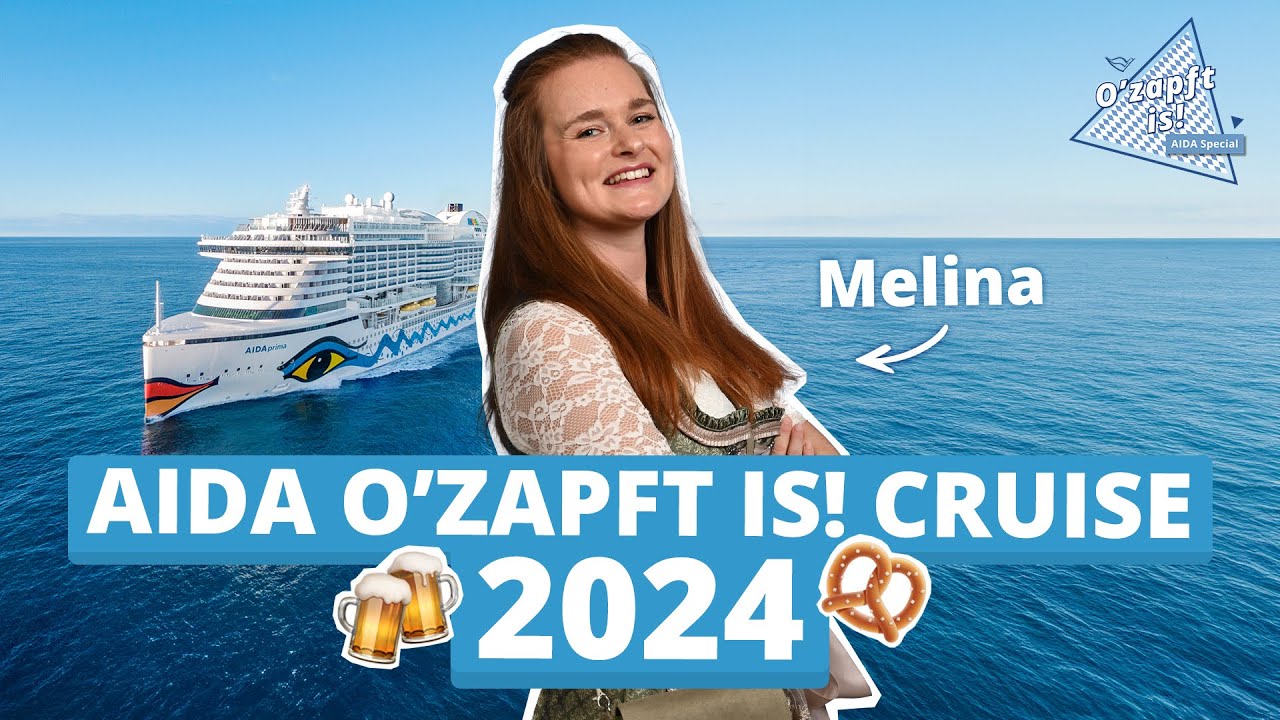 AIDAprima O'zapft is! Cruise 2024 | Vlog mit Reporterin Melina