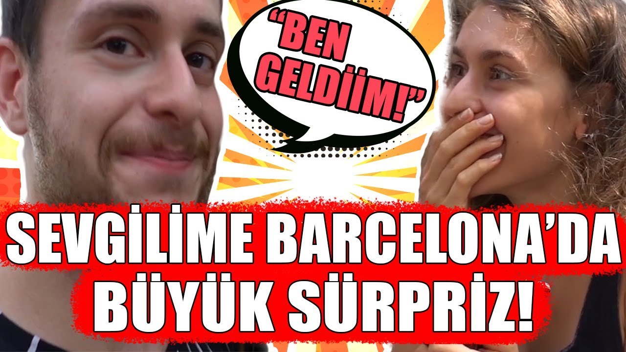 SEVGİLİME BARCELONA'DA BÜYÜK SÜRPRİZ! & Barcelona VLOG
