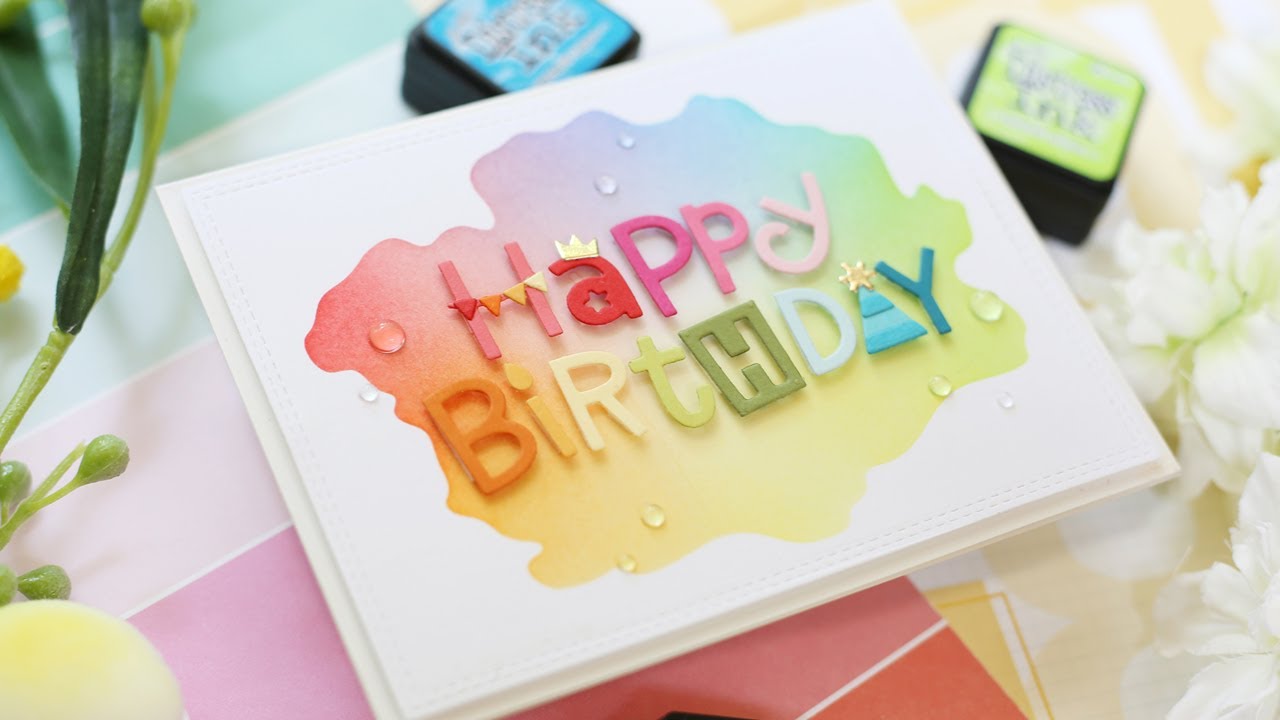 Creative Spark with Laura Bassen - Happy Birthday Card