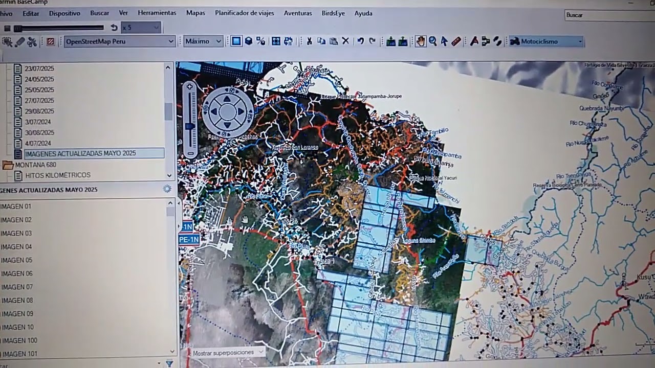 DESCARGANDO IMÁGENES SATELITALES PARA GPS GARMIN MONTANA 700 APROVECHANDO LA SUSCRIPCIÓN GRATUITA. 