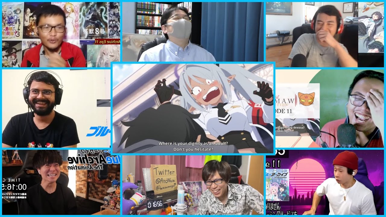 Blue Archive the Animation Eps 11 Reaction Mashup
