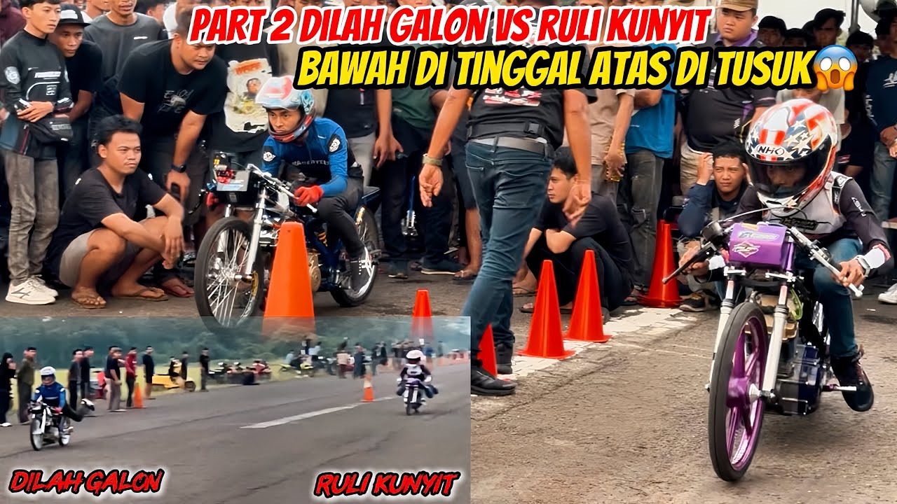 PART 2‼️DILAH GALON 155 FEAT OZIL RACING VS RULI KUNYIT 187 FEAT CANS MOTOR TANGERANG 