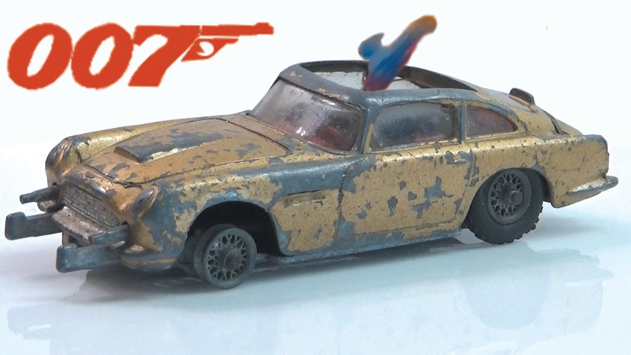 Реставрация корги Aston Martin DB 5 No. 261 Bond 007. Самая продаваемая модель. Катапульта.