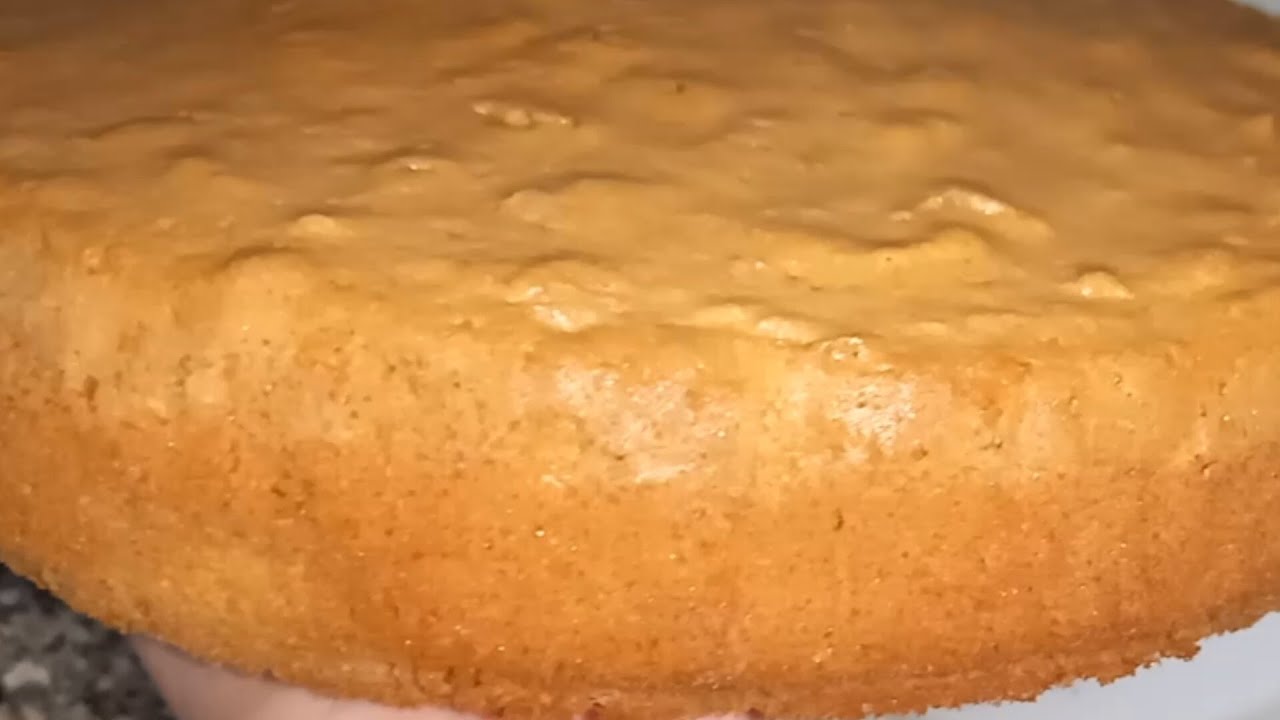 كيك اسفنجي سهل بالدقيق العادي وبدون محسن 👍