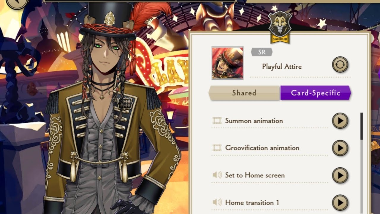 [TWST] Leona Kingscholar Playful Attire Voice Lines