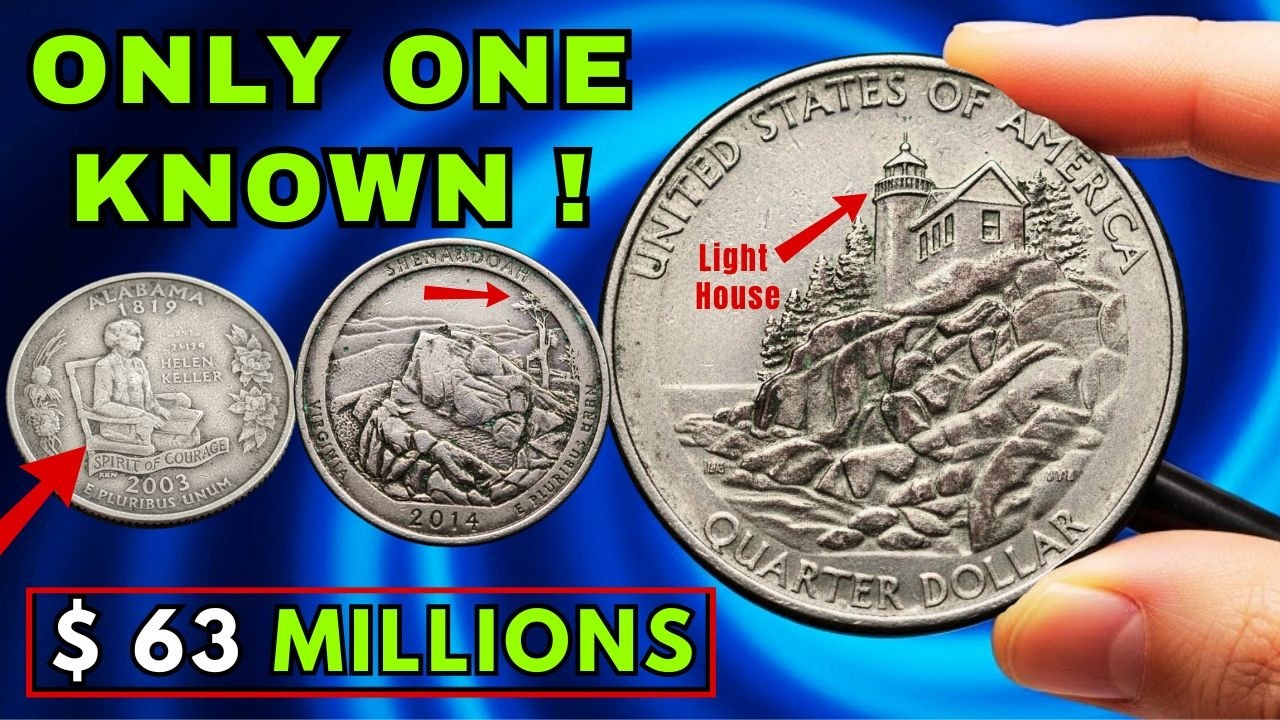 You Might Be Rich! TOP 7 Most Valuable Washington State Quarters Dollar Ever Auctioned!