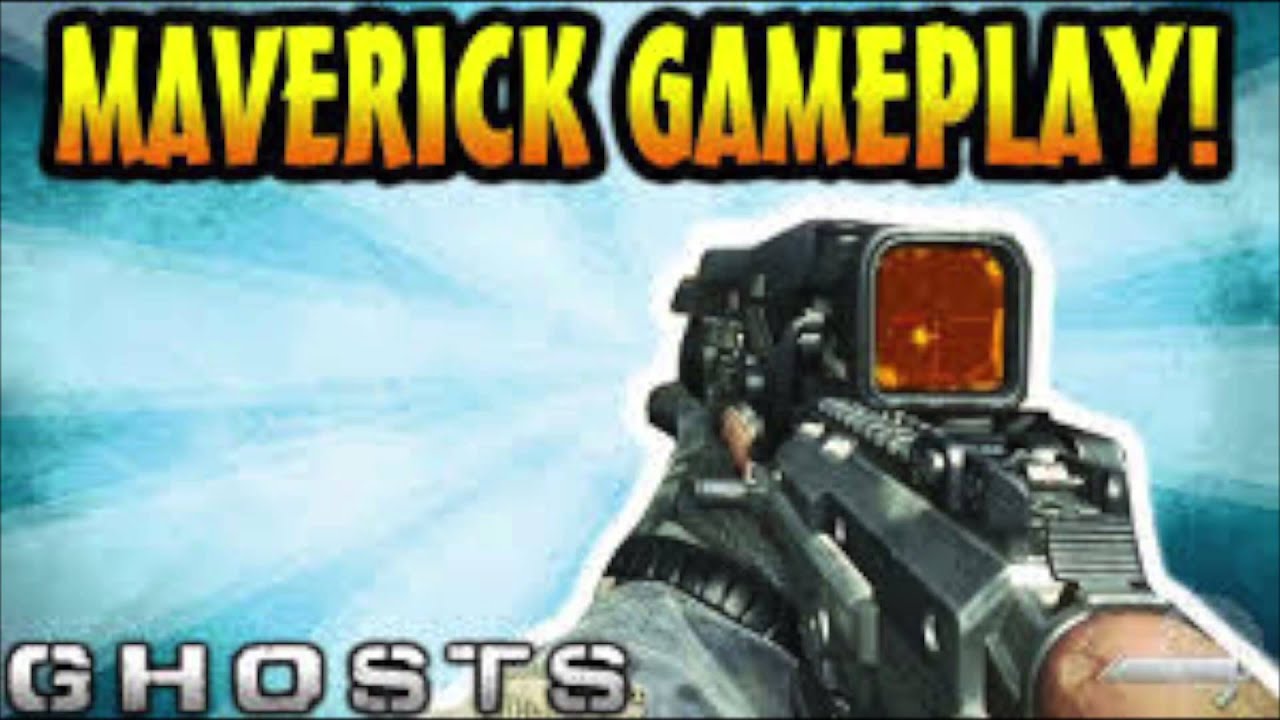 COD GHOSTS: MAVERICK DLC ASSAULT RIFLE GAMEPLAY!!!!  (SEXY GUN)