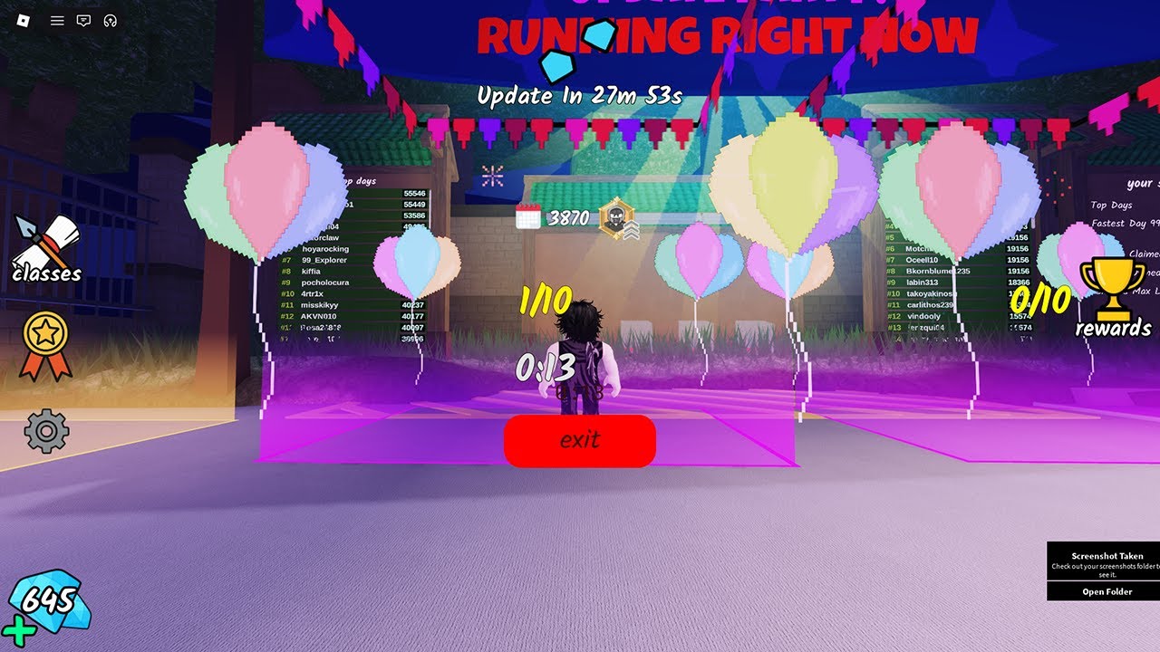 99 Nights in the Forest Update Party🎉