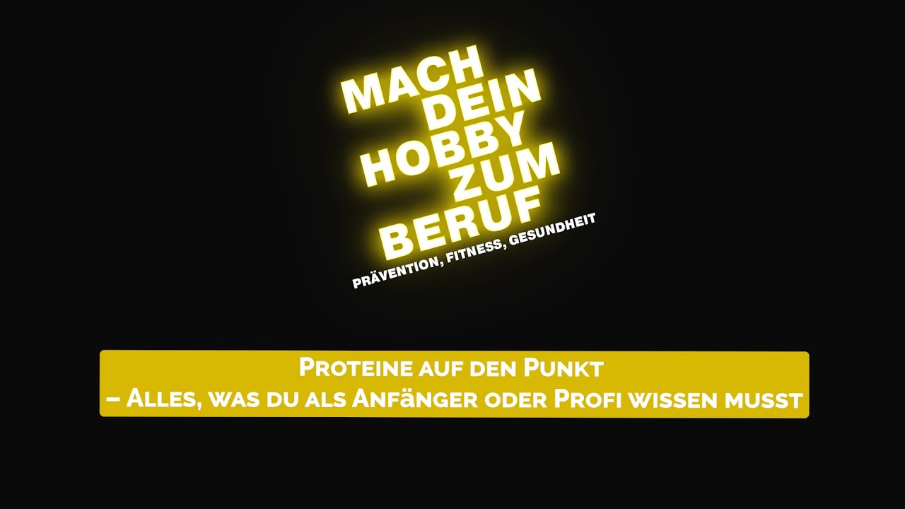 Proteine auf den Punkt