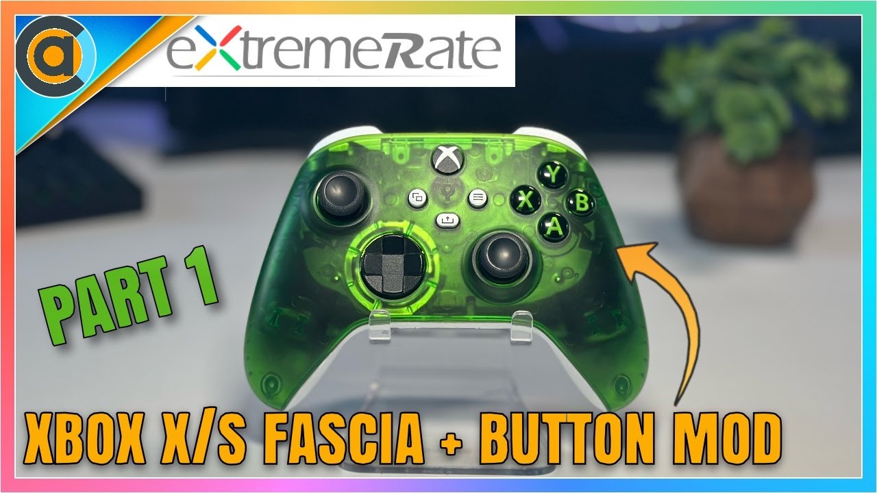 HOW TO : Extremerate Xbox Green Fascia & Green Buttons Mod Part 1