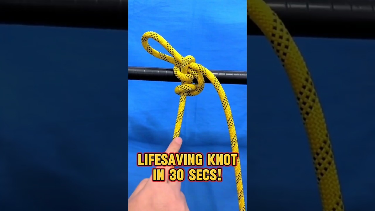 The One Knot That Could Save Your Life &ndash; Learn It in 30 Seconds! #knot #technique #rope #knowledge