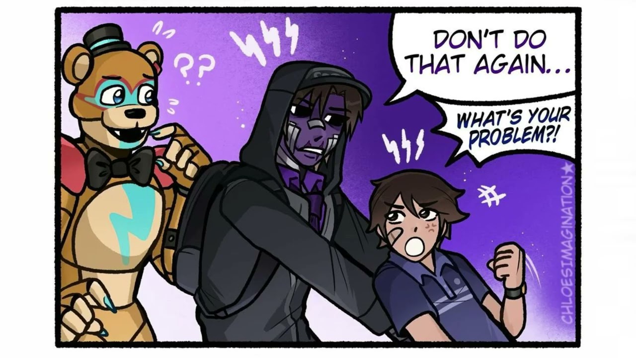 Gregory shows Michael - Five Nights at Freddy's Comic Dub Short