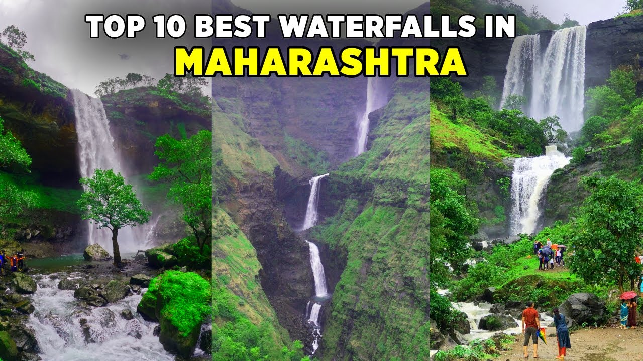 Top 10 Best Waterfalls In Maharashtra | Famous Waterfalls near Mumbai and Pune (Monsoon)
