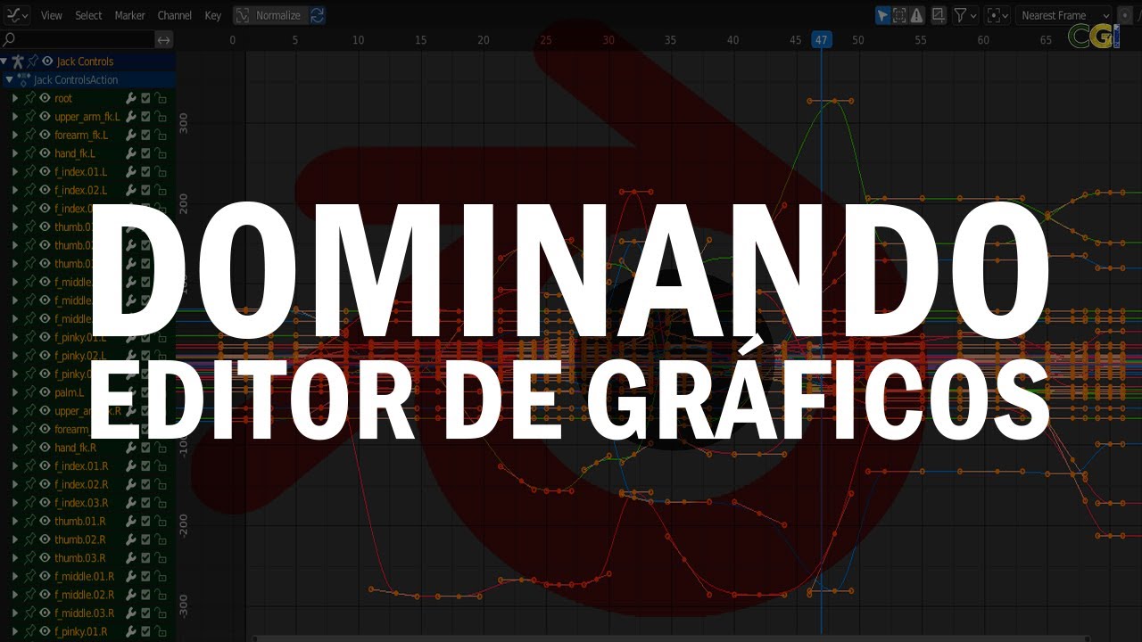 DOMINANDO o EDITOR DE GRÁFICOS do Blender - [AULA GRÁTIS]