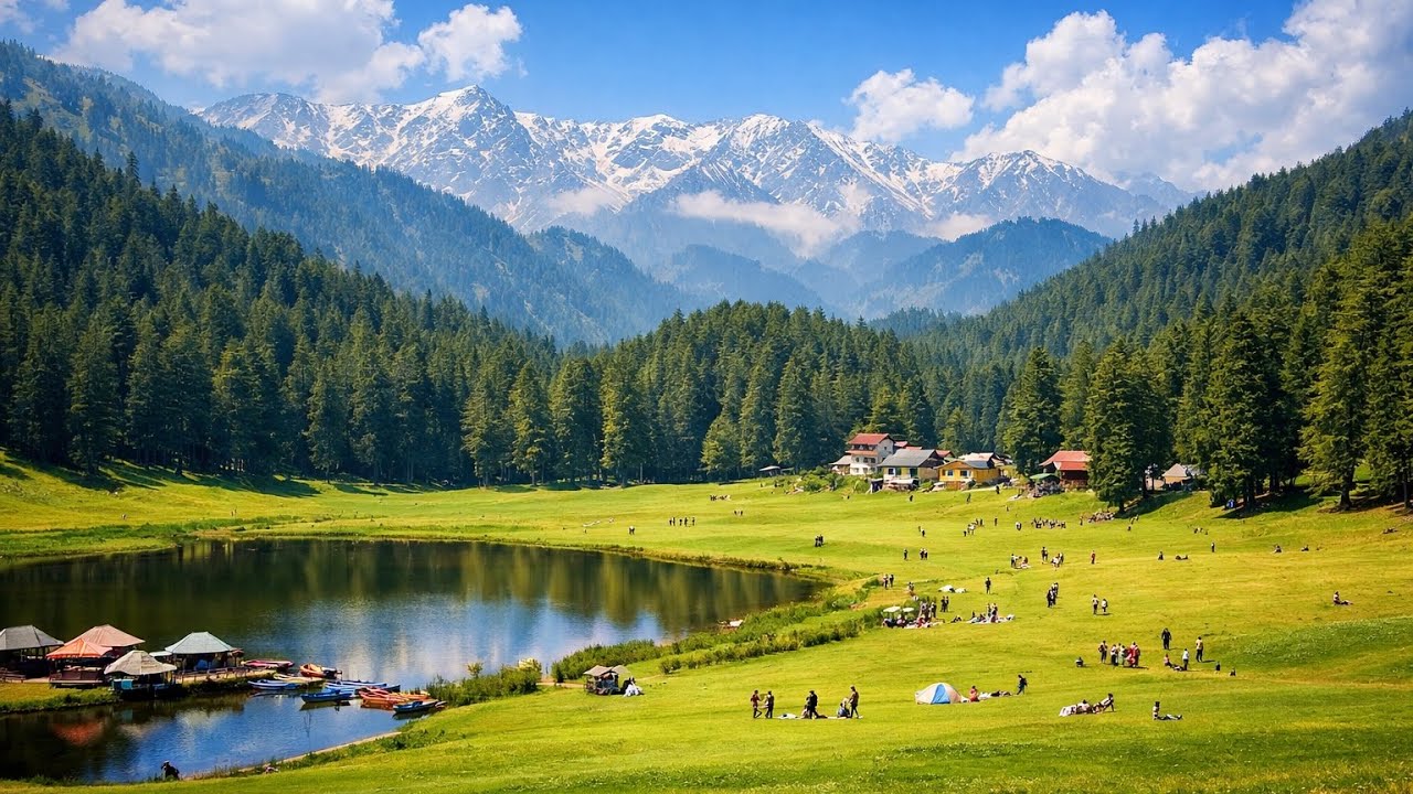“Cabins,Curves & Clouds | Eva cabins to Khajjiar(the "Mini Switzerland)