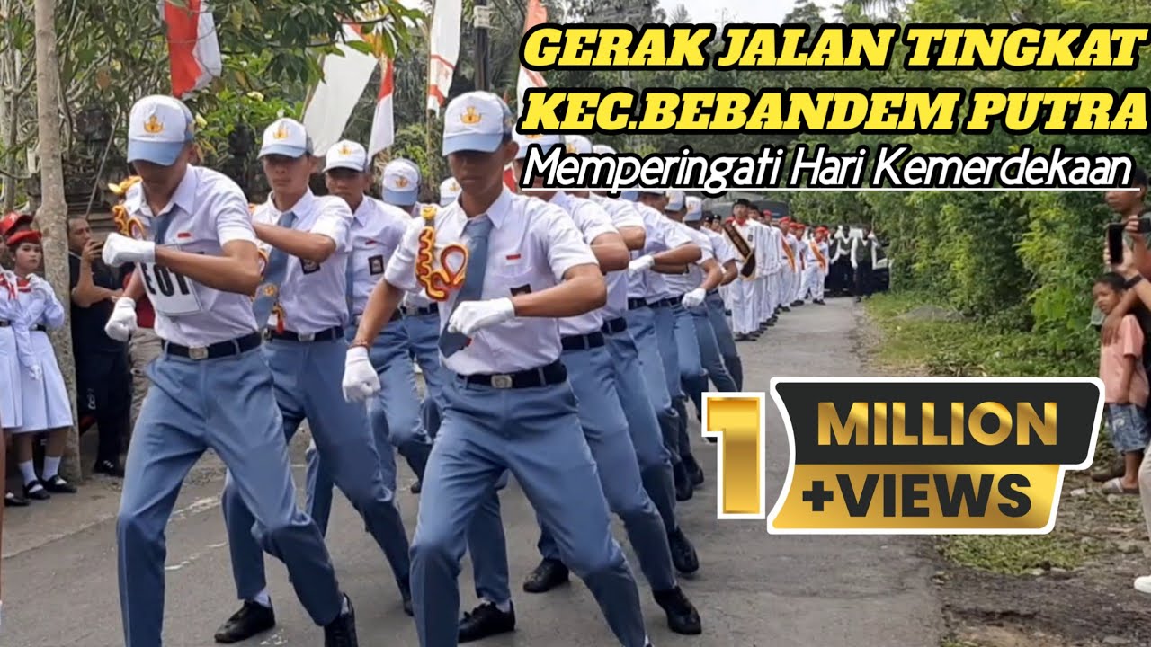 Formasi Gerak Jalan Di Garis Start Agustus 2023