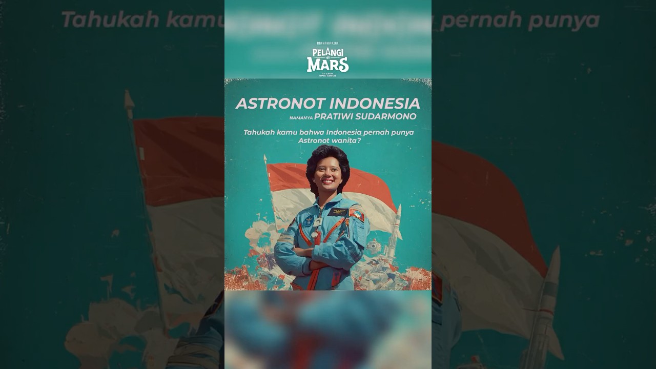 Pratiwi Sudarmono, astronot perempuan pertama di Asia, jadi inspirasi di film 