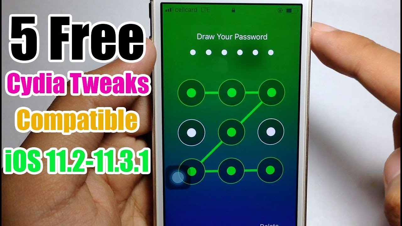5 More Cydia Tweaks Support iOS 11.2-11.3.1