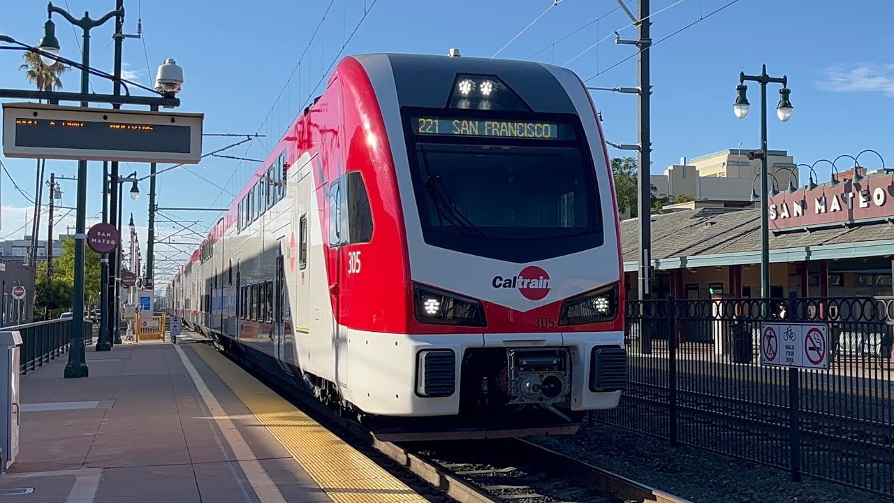 ⁴ᴷ⁶⁰ Caltrain Electric Train Soft Launch: First Revenue Ride! (August 11th, 2024)
