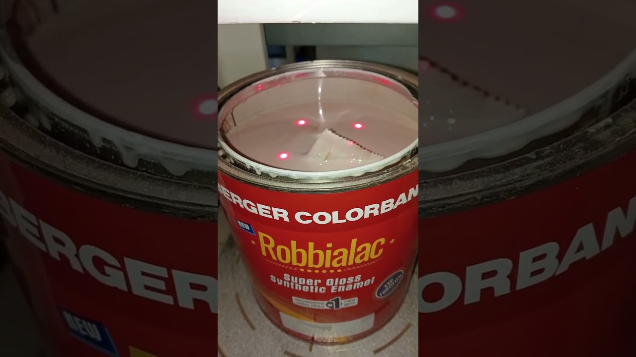 Professional High-Gloss Paint Mixing: Customizing Berger Robbialac Synthetic Enamel 