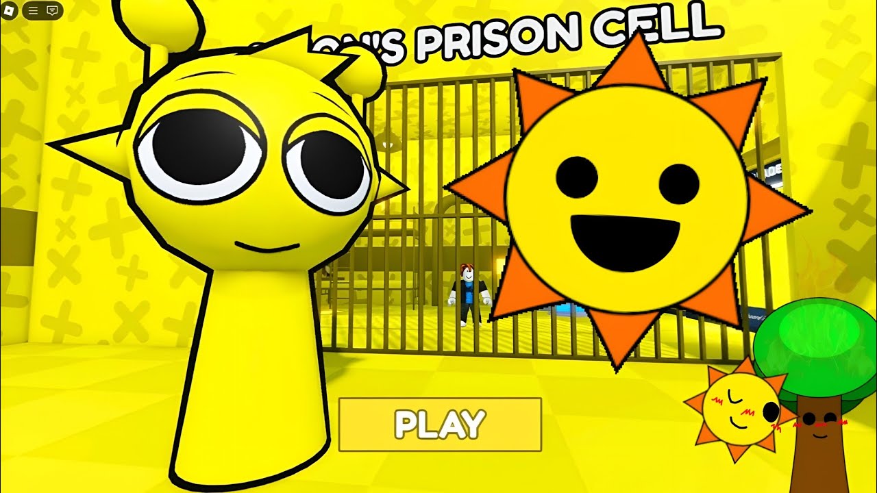 MR SUN SPRUNKI vs SIMON SPRUNKI&rsquo;S PRISON RUN FULL GAMEPLAY #roblox