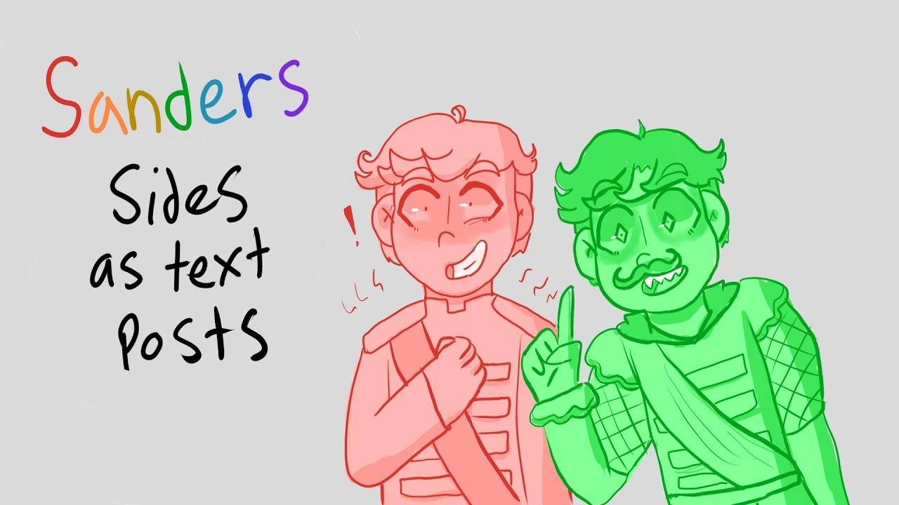 Sanders Sides as text posts (Animatic)