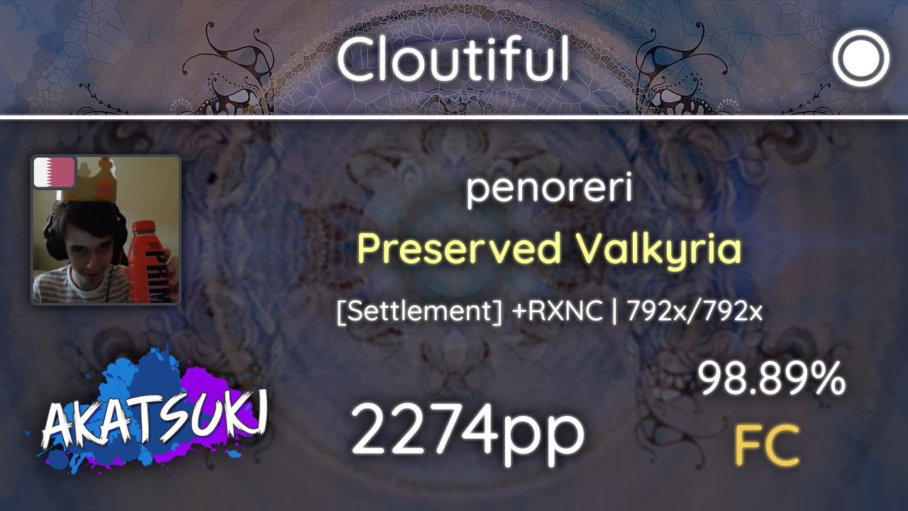 [12.07⭐] Relax | Cloutiful | penoreri - Preserved Valkyria [Settlement] +RXNC 98.89% 2274pp FC