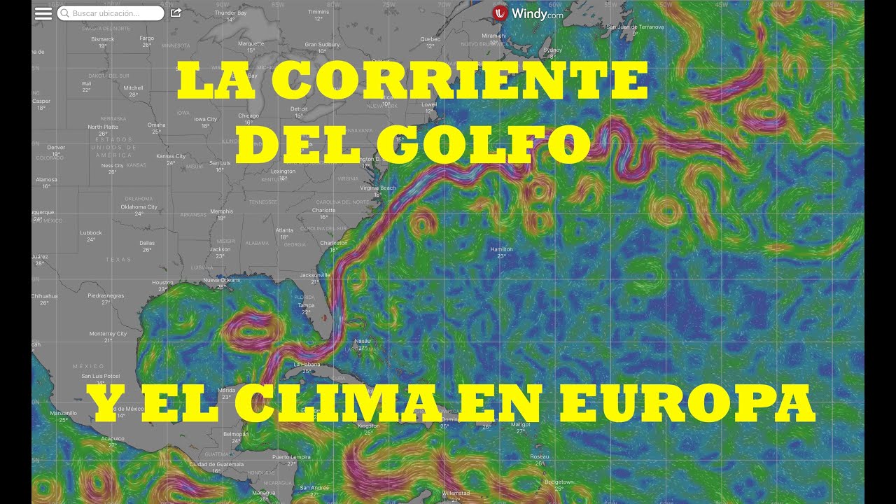 La Corriente del Golfo y el clima en Europa