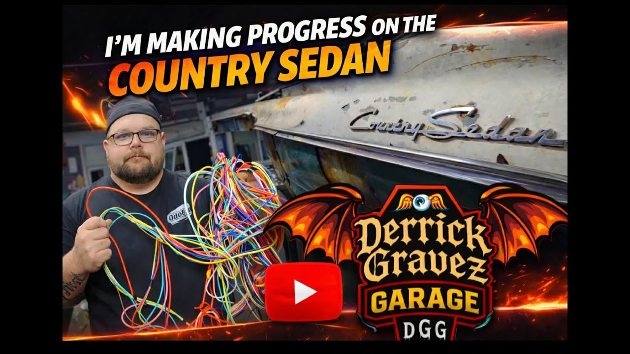 Ole Hanks the 1957 Ford country sedan progress