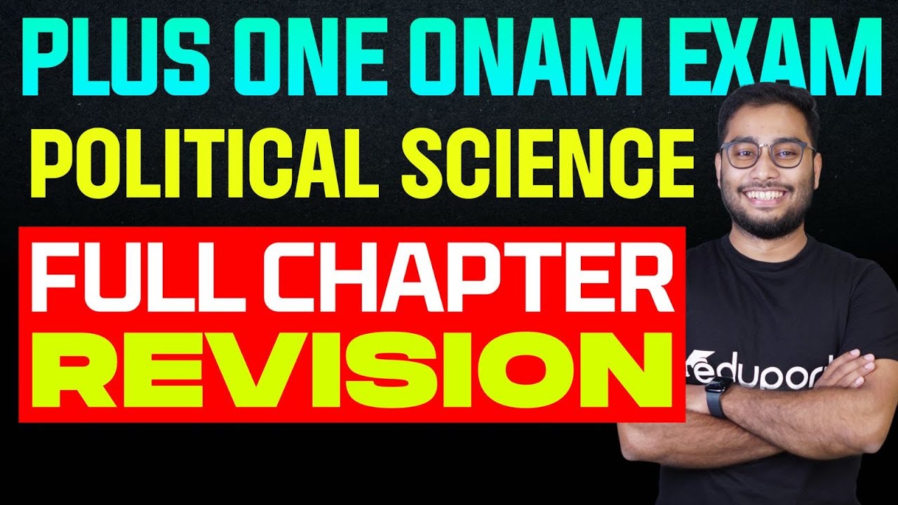 Eduport Plus One Humanities & Commerce |onam Exam |political Science|full Chapter Revision |Eduport
