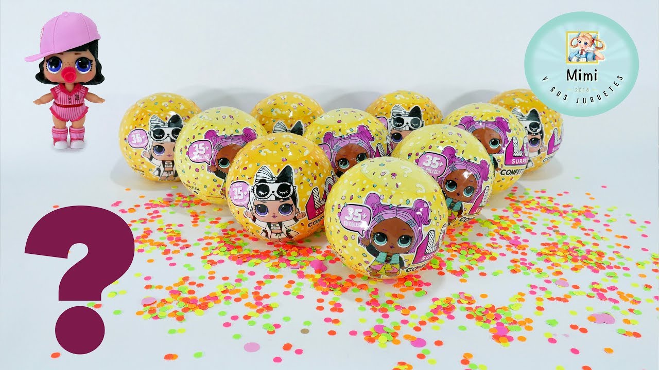 Abriendo Lol Surprise Confetti Pop Serie 3 - oleada 1 y 2 -