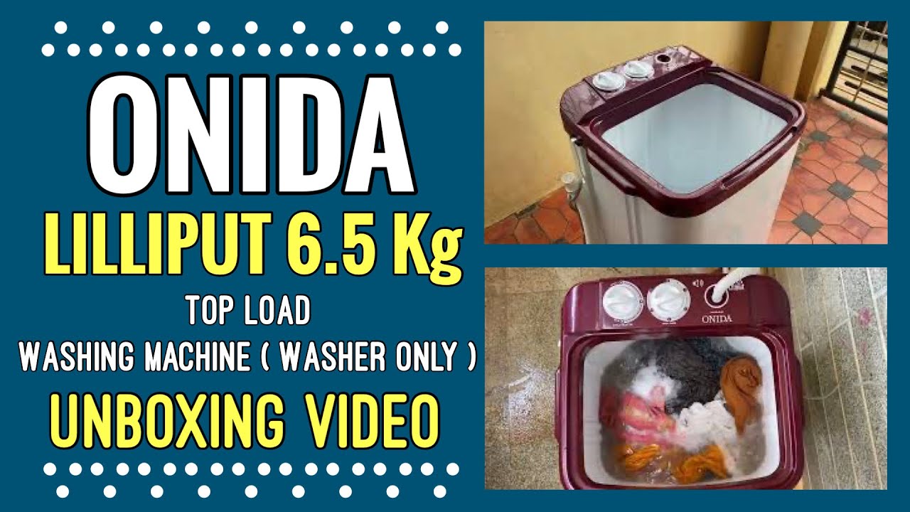 Unboxing Onida 6.5kg Washing Machine - Top Load ( Washer Only )